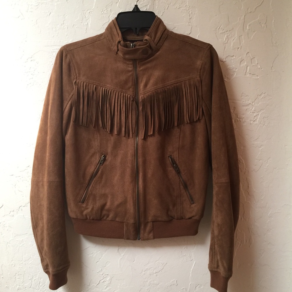 NWT Western Suede Brown Jacket